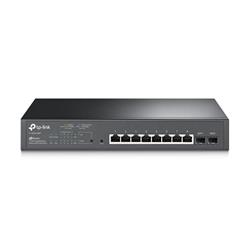 Omada 10-Port PoE+ Gigabit Smart Switch with 2 SFP Slots PORT: 8× Gigabit PoE+ Ports, 2× Gigabit SFP Slots SPEC: 802.3at
