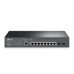 Omada 8-Port Gigabit L2+ Managed Switch with 2 SFP Slots PORT: 8× Gigabit RJ45 Ports, 2× Gigabit SFP Slots, RJ45/Micro-U