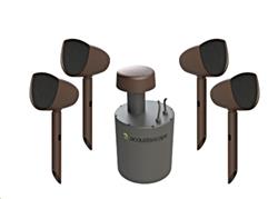 ORIGIN - Acoustic Landscape / 4x 4,5" 2-pásmové satelity ( AS41 ) / montážní hroty / 10" Dual Voice Coil In-Ground Subwo