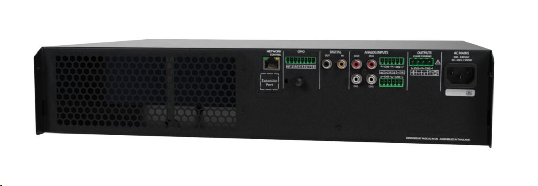 ORIGIN - Zesilovač ProA1000.1 / DSP / 2-kanálový / 2x 500W nebo 1x 1000W Hi-Z / 2U rack