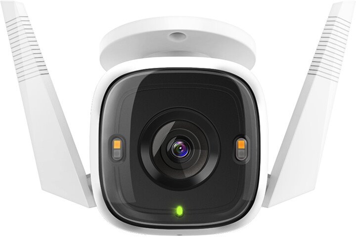 Outdoor Security Wi-Fi Camera SPEC: 2K (2560x1440), 2.4 GHz, 2T2R, 2 × External Antennas, 1 × Ethernet Port FEATURE: Mot