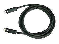 QNAP datový kabel CAB-TBT315M-40G, Thunderbolt3 Type-C 40Gbps, aktivní, 1,5m