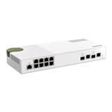 QNAP řízený switch QSW-M2108-2C (8x 2,5GbE RJ45 a 2x kombinované 10GbE SFP+ / RJ-45)