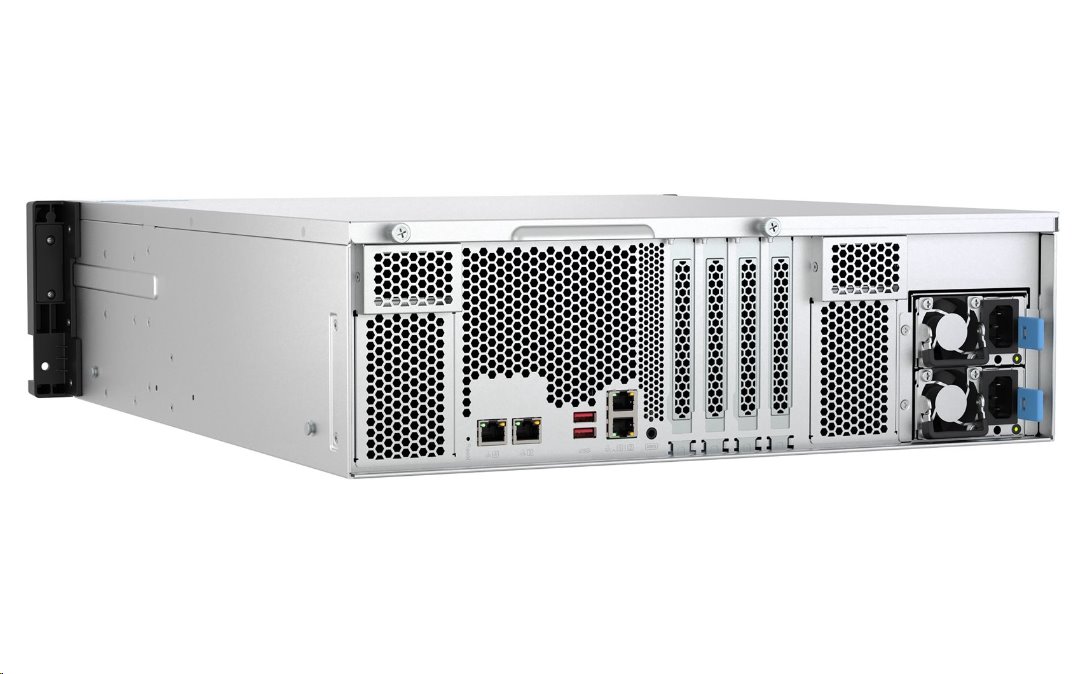 QNAP TS-h1677AXU-RP-R7-32G (Ryzen Pro 5,3GHz, ZFS, 32GB DDR5 RAM, 16x SATA, 2x 2,5GbE, 2x 10GbE)
