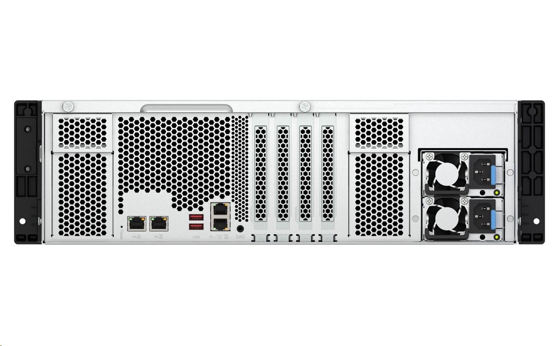 QNAP TS-h1677AXU-RP-R7-32G (Ryzen Pro 5,3GHz, ZFS, 32GB DDR5 RAM, 16x SATA, 2x 2,5GbE, 2x 10GbE)