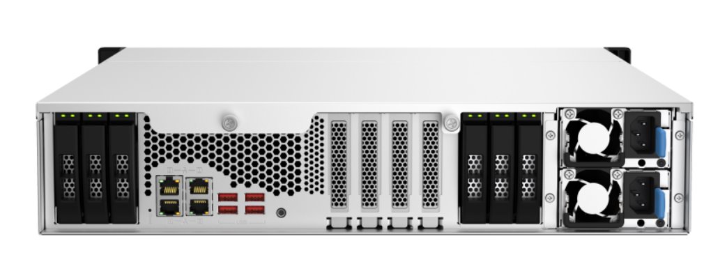 QNAP TS-h1887XU-RP-E2336-32G 2U rack, 32GB (2x16), DDR4, 12x 3.5" SATA + 6x 2.5 SATA, 2x 10GbE, 4x USB 3.2