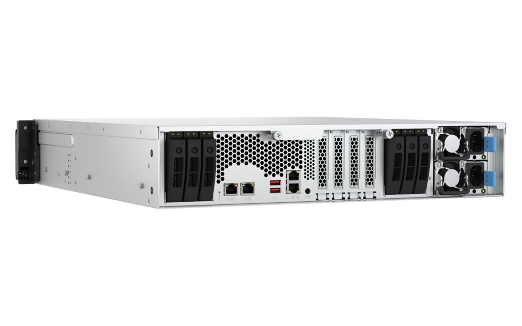 QNAP TS-h3077AFU-R7-64G (Ryzen Pro 5,3GHz, ZFS, 64GB DDR5 RAM, 30x 2,5" SATA, 2x 2,5GbE, 2x 10GbE)