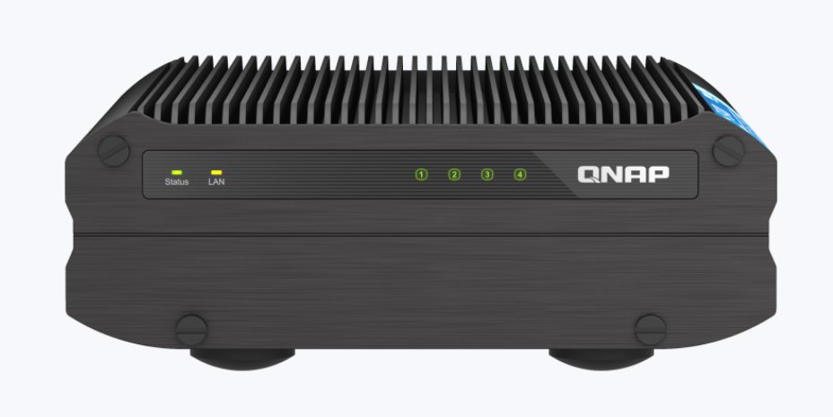 QNAP TS-i410X-8G 10GbE desktop NAS, Intel® Atom® x6425E 4-core, burst up to 3.0 GHz