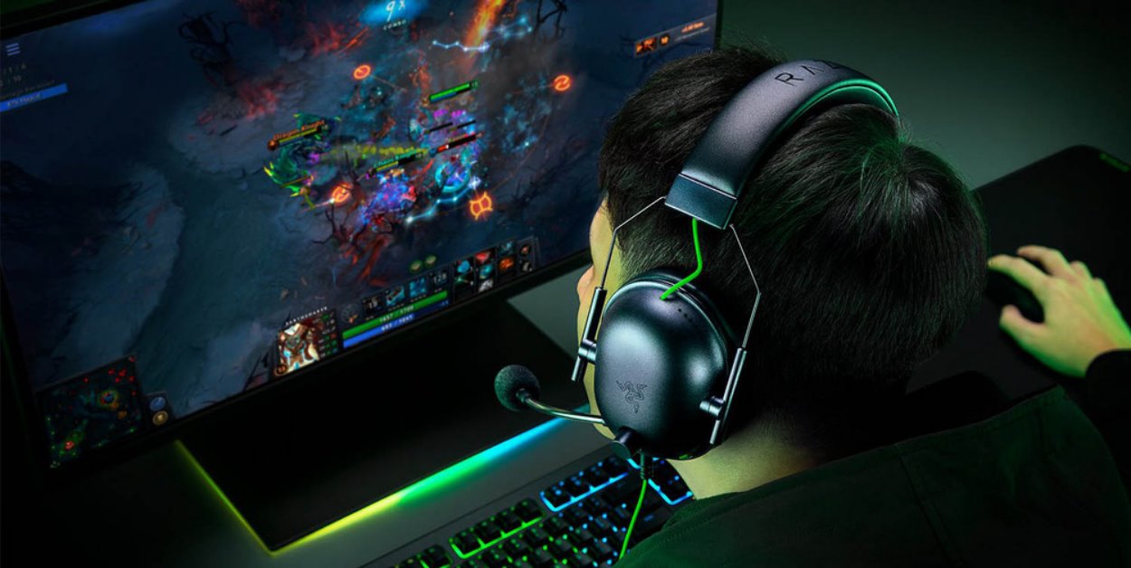 RAZER herní headset Blackshark V2 X - White, 3.5 jack