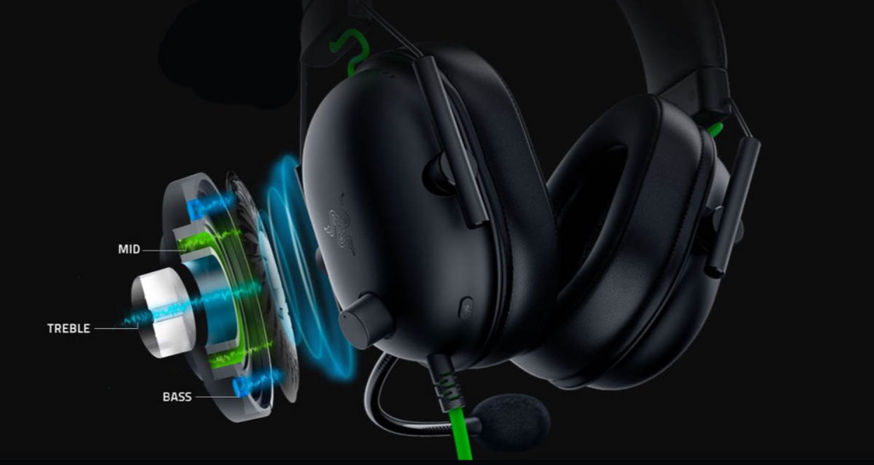 RAZER herní headset Blackshark V2 X - White, 3.5 jack