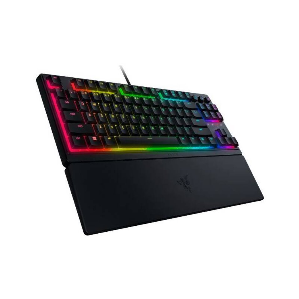 RAZER herní klávesnice Ornata V3 Tenkeyless, US Layout, 8 Razer Chroma™ RGB Lighting Zones, Dedicated Media Keys,