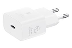 Samsung napájací adaptér s rýchlonabíjaním (25W), bez kábla v balení, biely