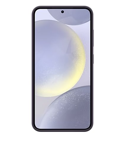 Samsung Silikonový zadní kryt S24, tmavě fialový