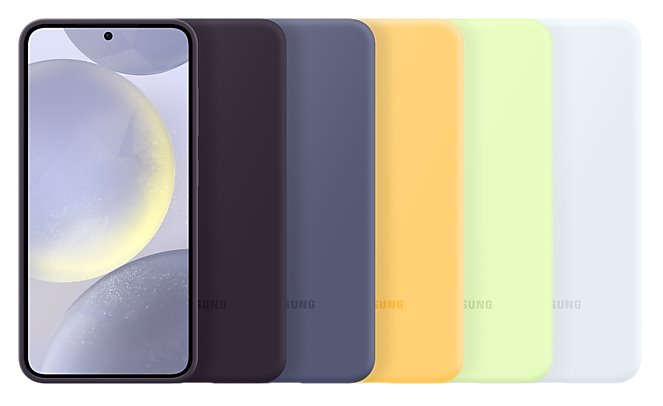 Samsung Silikonový zadní kryt S24, tmavě fialový