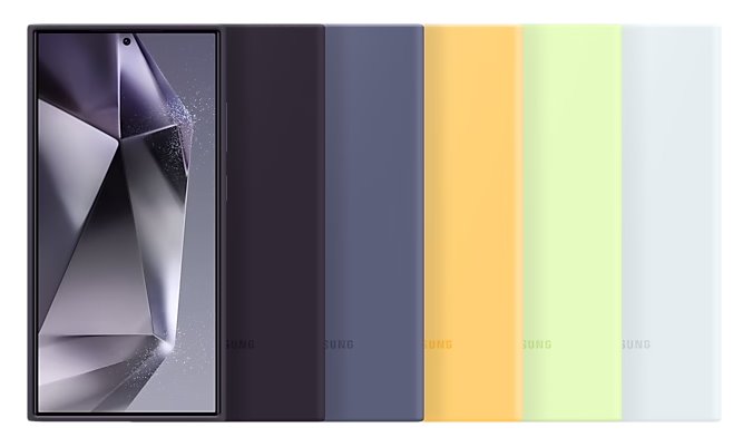 Samsung Silikonový zadní kryt S24 ULTRA, limetkový