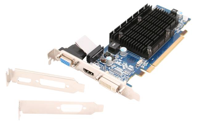 Sapphire HD4550 PCIe 512MB (1GB HM) DDR3 600/667MHz DVI/VGA/HDMI Heatsink