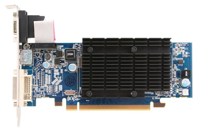 Sapphire HD4550 PCIe 512MB (1GB HM) DDR3 600/667MHz DVI/VGA/HDMI Heatsink