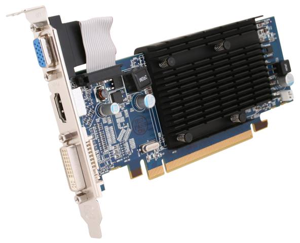 Sapphire HD4550 PCIe 512MB DDR3 600/667MHz DVI/VGA/HDMI Heatsink