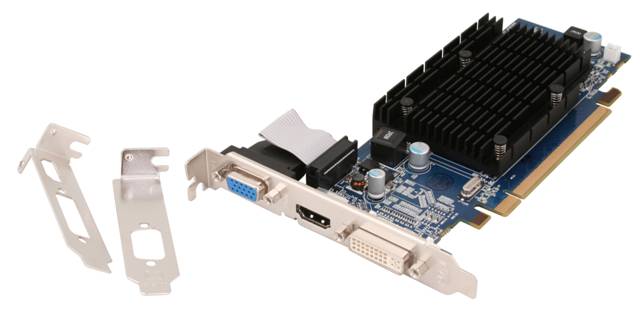 Sapphire HD4550 PCIe 512MB DDR3 600/667MHz DVI/VGA/HDMI Heatsink