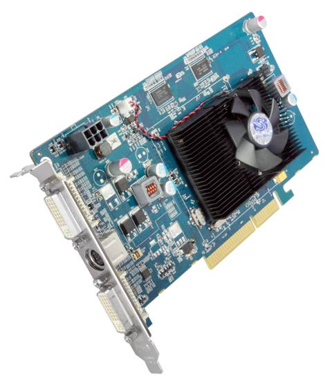 Sapphire HD4650 AGP 1GB DDR2 600/800MHz DVI/VGA/HDMI SnglSlot-fan
