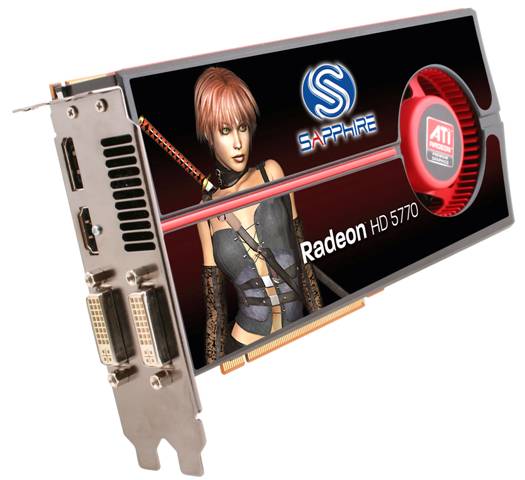 Sapphire HD5670 PCIe 512MB DDR5 775/1000MHz DVI+HDMI+VGA DualSlot-fan
