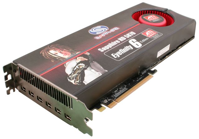 Sapphire HD5870 PCIe 2GB EYEFINITY DDR5 850/1200MHz DVI+HDMI+DP DualSlot-fan