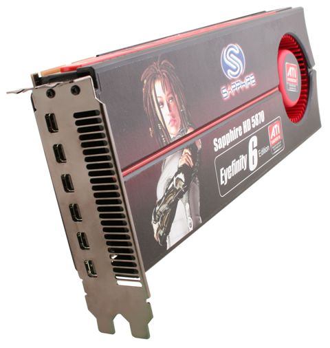 Sapphire HD5870 PCIe 2GB EYEFINITY DDR5 850/1200MHz DVI+HDMI+DP DualSlot-fan