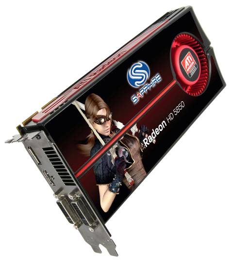 Sapphire Toxic HD5850 PCIe 1GB DDR5 765/1125MHz 2xDVI+HDMI+DP DualSlot-fan