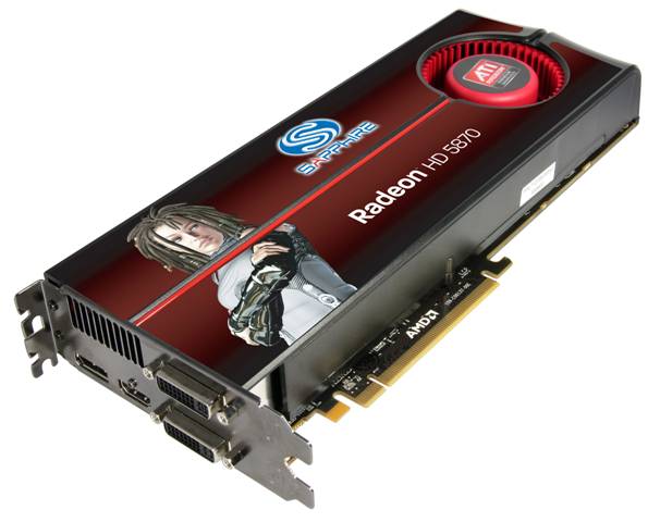 Sapphire Vapor-X HD5870 PCIe 1GB DDR5 875/1250MHz 2xDVI+HDMI+DP DualSlot-fan