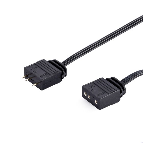 Silverstone Air Blazer 120R,4 Pin PWM fan & 4-1 Pin ARGB (5V LED),černý