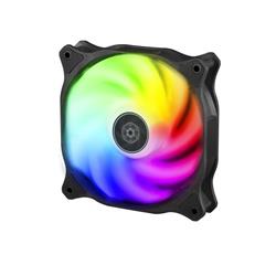 Silverstone Air Blazer 120R,4 Pin PWM fan & 4-1 Pin ARGB (5V LED),černý