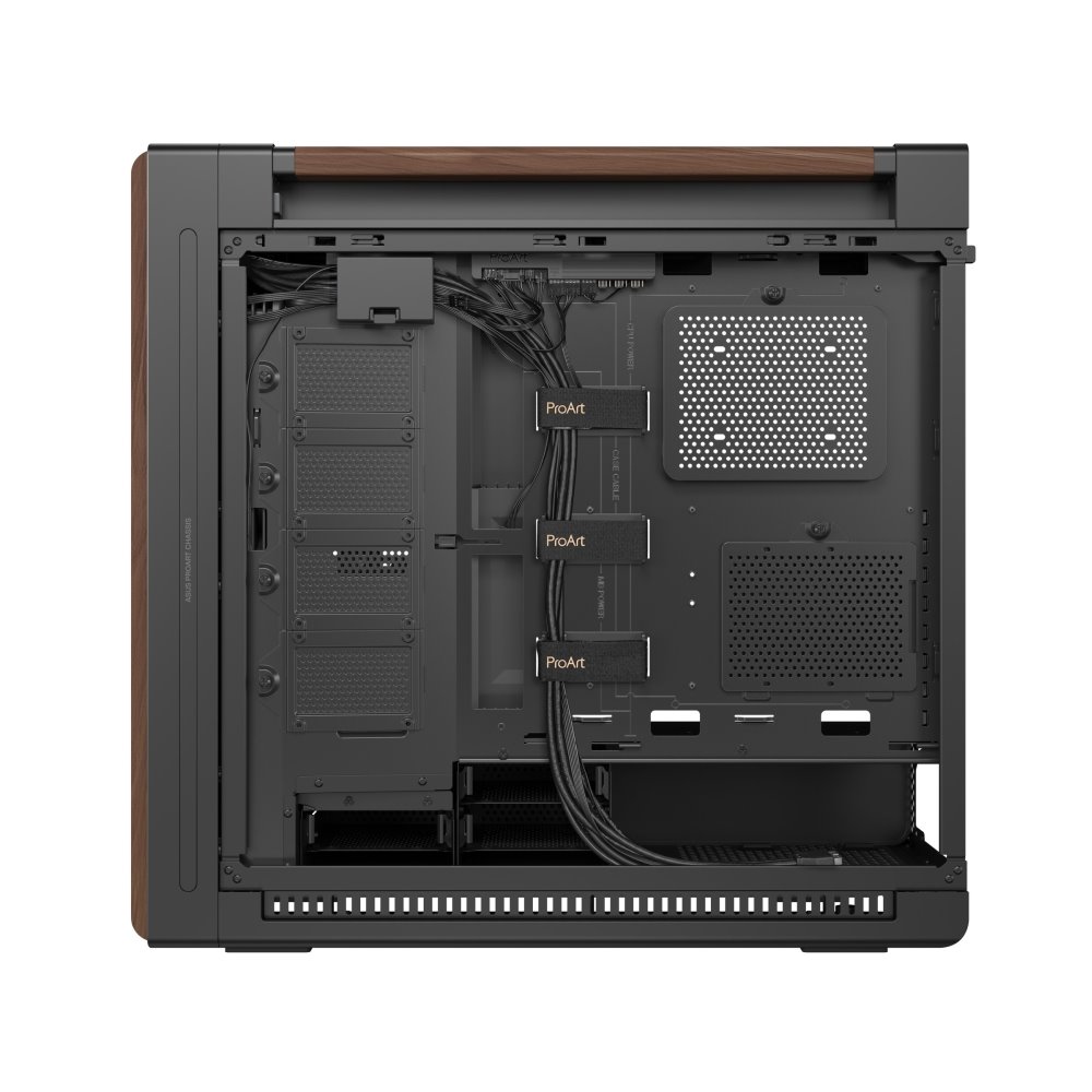 Skříň ASUS ProArt PA602 Walnut Wood Metal PWM Modern Black