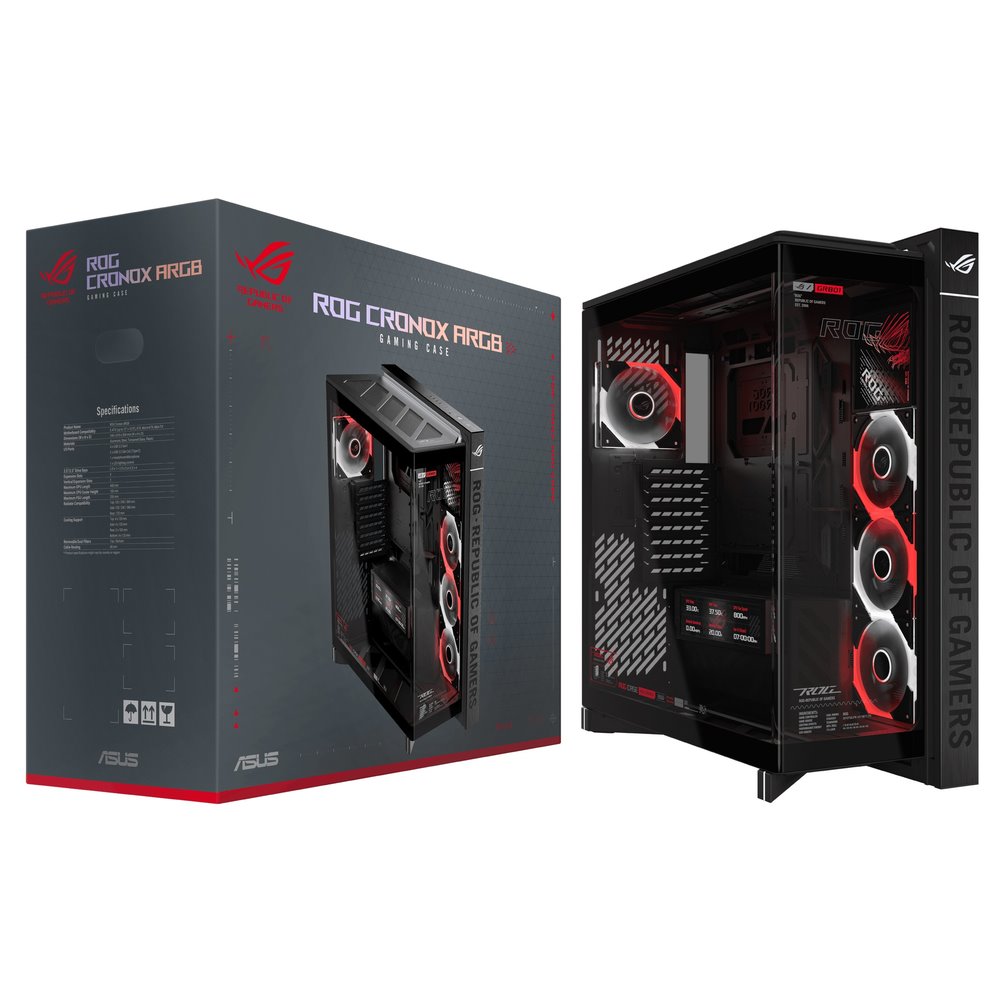Skříň ASUS ROG Cronox ARGB, TG Curve