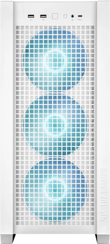 Skříň ASUS TUF Gaming GT302 TG ARGB White