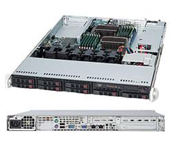 SUPERMICRO 1U chassis 8x 2,5" HS SAS/SATA, 600W, WIO