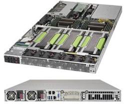 SUPERMICRO 1U GPU server 2x LGA2011-3, iC612 , 16x DDR4 ECC R,2x SATA3 HS (2,5"), 2x2000W, 2x1GbE, IPMI, 4xGPU/MIC opti