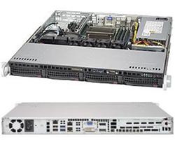 SUPERMICRO 1U server 1x LGA1151, iQ170 (i7), 4x DDR4, 4x 3.5" HS SATA3, 350W, IPMI