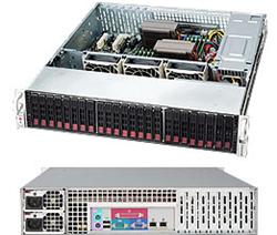 SUPERMICRO 2U chassis 24x 2,5" HS SAS/SATA (12Gb/s SAS3 Expander - 1x SFF 8643), 2x920W (80PLUS platinum)