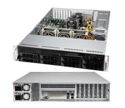 SUPERMICRO 2U chassis 8x 3,5" HS SAS3/SATA, 2x650W (80PLUS Platinum)