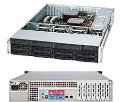 SUPERMICRO 2U chassis 8x 3,5" HS SAS3/SATA, 600W (80PLUS Platinum)