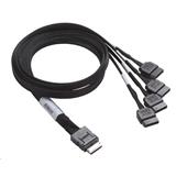SUPERMICRO 50cm OCuLink to 4 SATA Cable