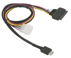 SUPERMICRO 75cm OCuLink to PCIE U.2 with Power Cable (CBL-SAST-1011)