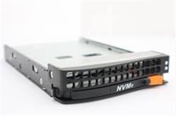 SUPERMICRO Black gen-5 3.5-to-2.5 NVMe drive tray, Orange tab (81x/82x sasi)