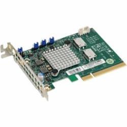 SUPERMICRO dual-Port Gen-3 Internal NVMe Host Bus Adapter / retimer (2x Oculink)