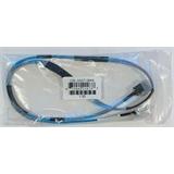 SUPERMICRO int. SlimlineSAS x4 SFF-8654 to MiniSAS HD SFF-8643 85cm, 30AWG