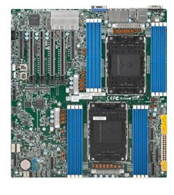 SUPERMICRO MB 2x LGA-4710 16xDDR5 ECCreg 2xSATA1xSlimline(8xSATA) 3xMCIO 2x8/4x16 PCIe 2xM.2 COM TPM 2x LAM 10Gb-T IPMI