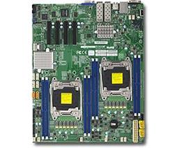 SUPERMICRO MB 2xLGA2011-3, iC612 8x DDR4 ECC,10xSATA3,(PCI-E 3.0 4x (x8),2x10GbE SFP+,,IPMI