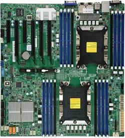SUPERMICRO MB 2xLGA3647, iC622, 16x DDR4 ECC, 14xSATA3, 2xNVMe, 1xM.2, PCI-E 3.0/4,2(x16,x8),2x 10Gb LAN,IPMI
