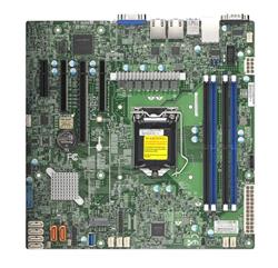 SUPERMICRO MB LGA1200 (Xeon E3-2300), C252, 4xDDR4, 6xSATA3, M.2, 4xPCIe4.0 (x16, 2 x4), VGA, 2x LAN, IPMI
