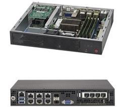 SUPERMICRO mini server 1x FCBGA1667 Xeon D-1518, 4x DDR4 ECC, 84W, M.2, 2x 10Gb SFP+, 6x 1Gb LAN, IPMI